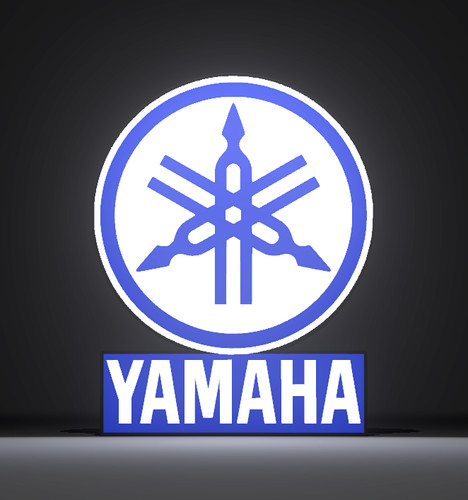 Lightbox logo yamaha led - yamaha,