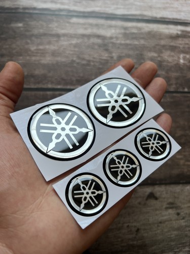 Yamaha logo gel stickers - yamaha, 3d